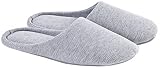Ofoot Zapatillas de estar Por casa Para Mujer Gris Gris