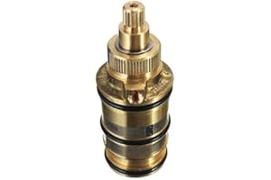 HONFITAT Laiton Chaude Et Eau Froide De Mélange Thermostatique Paraffine Valve Obus De Valve Pour Triton