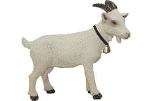 Dekop Krippenzubehör Ziege weiß, geeignet für 12cm Figuren, Höhe ca. 4,7cm (444635097917)