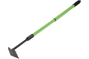 VR VETRINEINRETE Vetrineinrete® Zappa da Giardino con Manico telescopico Lungo Regolabile richiudibile Estensibile da 51 a 76 cm attrezzo utensile da Giardinaggio 90069 C48