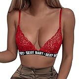 🍂Spitze Negligee V-Ausschnitt Babydoll Lingerie Öffnen Zurück Nachtwäsche Kleid Dessous Unterwäsche für Damen mit Panties Sexy Body Rückenfrei Bodysuit Reizwäsche Erotic Klassische Bequem Unterkleid Frauen Neglige Slim Fit Schlüpfen Trägern Spitzen Teddy Strapsen Transparente Strumpfhaltergürtel-Dessous Reizvolle Neckholder Tiefer Erotische Strapse Set Erotik Bustier Strumpfhalter One-Piece Schwarz Push Up Leder Leidenschaft Versuchung Kostüme Bodys exklusives Nachtkleid Sleepshirt