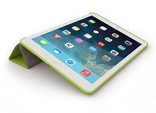 Khomo iPad Air 2 Hülle Case Grün Grünes Gehäuse mit doppelten Schutz ultra dünn und leicht, Smart Cover – Dual Green - 6