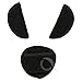 BELTS PADS SHOULDER STRAP & CROTCH cover UNIVERSAL Fits most buggy, stroller, car seat (Soft black)