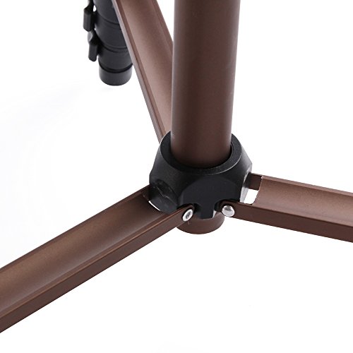 EMEBAY - 125 cm Generale di treppiede (Ultra - leggera regolabile) + Adattatore di sostegno Smartphone; Treppiede Per Telecamera digitale, Telecamera, Fotocamera digitale SLR , Smartphone , Treppiede proiettore, (Treppiede iPad, ma non Comprende l 'adattatore), il Filo di 1/4