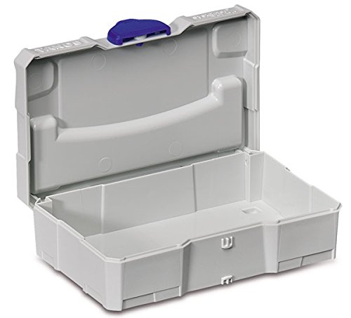 TANOS Micro-Systainer lichtgrau mit blauem Drehverschluss - 2