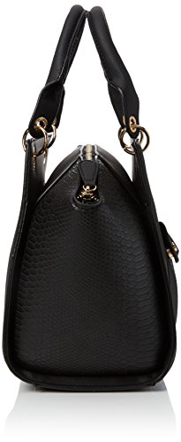 New Look Women's Snake Top-Handle Bag Black (Black)