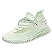 Produktbild Deloito Sommer Damen Laufschuhe Draußen Freizeit Sportschuhe Mädchen Koreanisch wild Turnschuhe Atmungsaktiv Mesh-Sneaker (Minzgrün,36 EU)