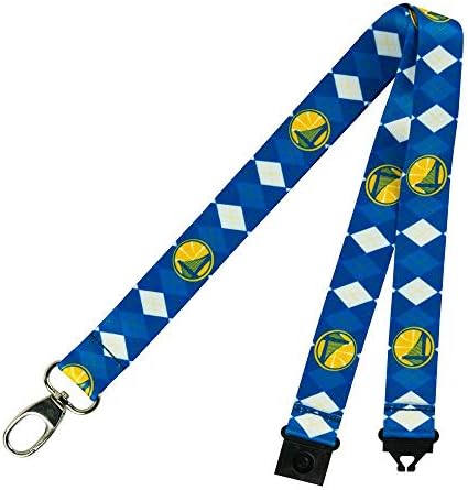 Golden State WarriorsLanyard, Team Colour Argyle Style Pattern