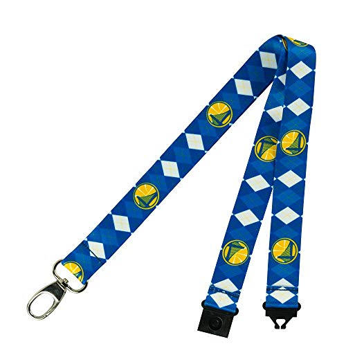 Golden State WarriorsLanyard, Team Colour Argyle Style Pattern