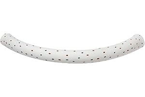 BABYDOME Funda protectora para la barra apoyabrazos del carrito - manillar: diseño exclusivo, seguridad y confort para tu bebé. Fabricación artesanal en España. Motivo: topitos