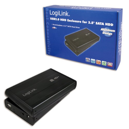 LogiLink Festplattengeh?use 8,9 cm (3,5 Zoll) S-ATA USB 2.0 - 2