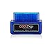 Produktbild ELM327 Mini-Diagnosegerät / -Selbstdiagnosescanner für Fahrzeuge V1.5 Bluetooth OBD2 II kompatibel mit Windows (blau)
