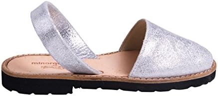 minorquines – AVARCA Sandals Magic Bianco – Child White Size: 9