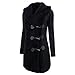 Produktbild Mantel Wintermantel Winterparka Damen Steppmantel Kapuzenjacke Jacke Parka Mantel Steppjacke Warme Jacke LMMVP (S, Schwarz)