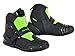 Produktbild Nextek Echtes Leder Motorrad gepanzertes Aufladungen Motorrad-kurzes Knöchel-Schutzstiefel Schuhe Anti Rutsch Sports Reflector | Schwarz & Grün/Green & Black, EU 43