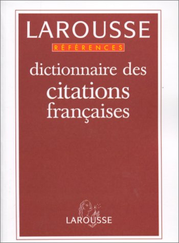 couverture de : Dictionnaire des citations fran&ccedil;aises