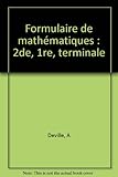 Image de 701-FORM.MATHS 2E/1E/TER (Ancienne Edition)