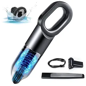 Portable Cordless Handheld Vacuum Cleaner, Farsaw 7000PA Strong Suction, 2 Speeds, 120W High Power, USB Charging, Wet Dry Car Vacuum Cleaner for Pet Hair, Home and Car Cleaning