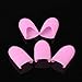 Culater® 10PCS Silica Gel Nail Soak Off UV Gel Art Polish Remover Wrap Cap (Pink)