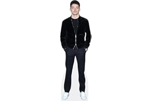 CELEBRITY CUTOUTS Charles Leclerc (Black Outfit) a grandezza naturale