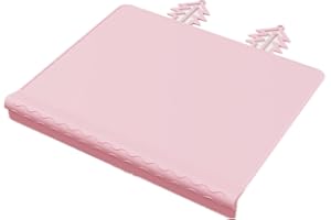 IYYI Silicone Placemat with Teething Edge Bumper and Spill Stopper - Dishwasher Safe, Non-Slip Suction Activity Mat for Infants, Babies, Toddlers, Kids - Travel Ready (KCD-FZ-PK)