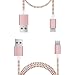 Produktbild Typ C Kabel USB C Kabel 2 Pack (0,25 m 1 m) von FQIAO HSS Synchronisieren und Aufladen und langlebigem Nylon geflochten Stärken Design für Samsung Note 8 Samsung Galaxy S8 Samsung Galaxy S8 Plus, Nexus 5 x/6P, lumia950/950 X L, Apple New MacBook, Chromebook Pixel und andere USB-C devices-rosa