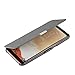 Produktbild Samsung Galaxy S8 Hülle, MTRONX Case Cover Schutzhülle Tasche Etui Klapphülle Magnetisch Dünn PU Leder Folio Flip für Samsung Galaxy S8 - Grau(MG-GY)