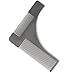 TPone Stainless Steel Beard Mustache Styling Template Stencil Neckline & Goatee Beard Shaping Comb Tool for Men