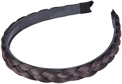 COFCO 1 Pcs New Casual Lady Hairpiece Hairband Twisted Wig Braid Headband Plaited Hair Extensions Hair Accessories