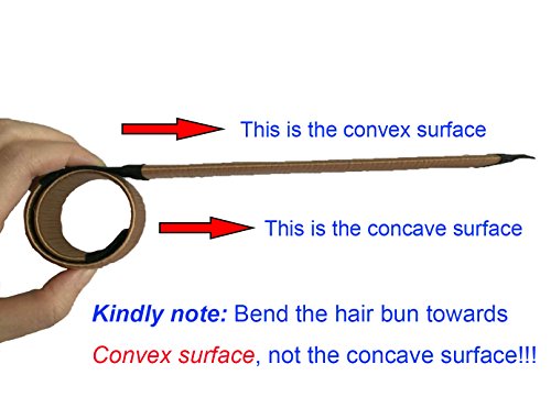 NALATI **Frühling Mode Frisur** 2 Stücke Damen Fashion Haarstyling Tool Donut Hair Bun Französisch Magie DIY Dutt Fast Hilfe- Perfekt für lange Haare - 4