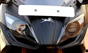 VVWV Running Horse Apache Stickers RTR 100 Kit and Graphics for 160 4v 180 RTR New Model Bike White L X H 7.00 X 2.50 cm Pack of 2