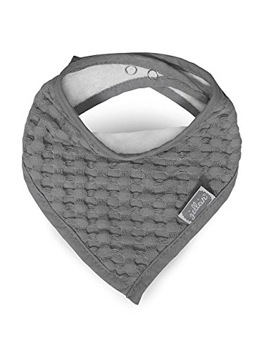Jollein 029-867-65019 Lätzchen bandana Waffle, grau
