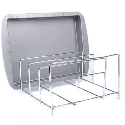 Lakeland Backblech-Ständer, mit 4 Fächern, Chromoptik, 27 x 28 x 16 cm - 4