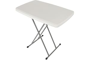 MAYMA Tables à Manger de Jardin,Table de Pliante, Table de Jardin Plastique, Hauteur réglable, pour Une Utilisation en intérieur ou en extérieur,76 * 50 * 74cm