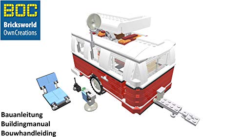 Preisvergleich Produktbild BOC-CA Digitale Bauanleitung für Lego Einzelachse Wohnwagen