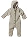 Disana Organic Boiled Wool Baby Snugglesuit Overall Pramsuit Grey 62/68 3-6m