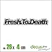Produktbild Fresh to Death XL 1829 // Sticker OEM JDM Style Aufkleber (blau)