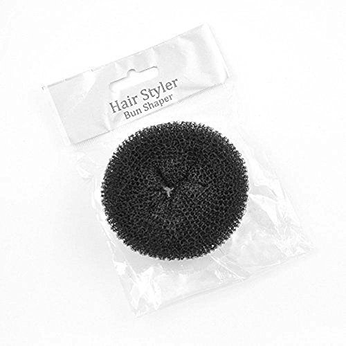 Hair Bun Donut Ring Shaper Maker Styler Shaper S Black Brown Blonde Doughnut (Black)