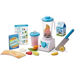 Melissa & Doug- Smoothie Make Blender Set, 19841, Multicolore
