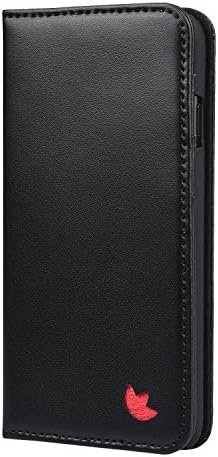 MediaSkins iPhone 8 Case / iPhone 7 Leather Case. Premium Slim Leather Stand Case / Cover with Apple iPhone 7 and iPhone 8 – Black Italian Leather