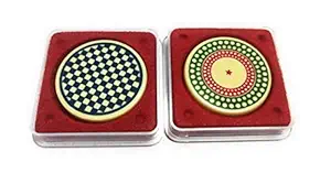 Precise Carrom Board Ball Striker Original Combo 2 Qty Set (Color Design May Vary) (Combo 3_alcb187)