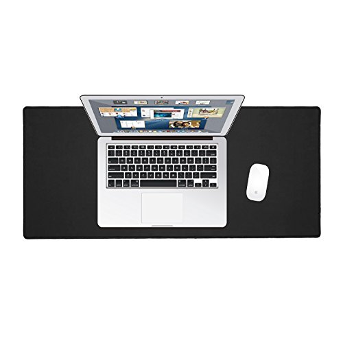XL Gaming Mat Mauspad, CoJoie XL Gaming Mauspad Maus Mat – In den Maßen: 400x900x3mm – Rutschfeste Unterseite aus Gumm – Extended Performance Gaming Mauspad, Schwarz - 7