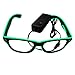 Produktbild VRTUR EL Wire Leuchtbrille Leuchten LED Shutter Shade Brille Fun Konzert + Soundsteuerung Box für Masquerade Party, Nacht Pub,Bar Klub Rave(One size, B)