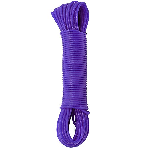 COM-FOUR® 80 Meter Wäscheleine mit Stahldrahteinlage, in verschiedenen Farben - 4