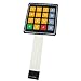 Produktbild sourcingmap® 4x4 Key Matrix DIY Membranschalter Touchpad 76 x 69 x 0.8mm 12V Matrix Tastatur