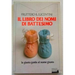 Il libro dei nomi di battesimo