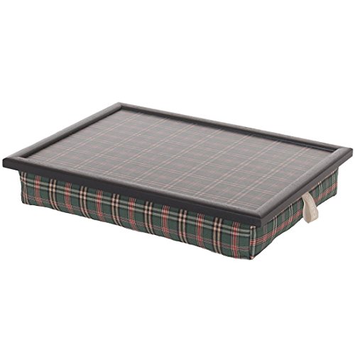 Andrew´s Knietablett Laptray mit Kissen Tablett Check Green