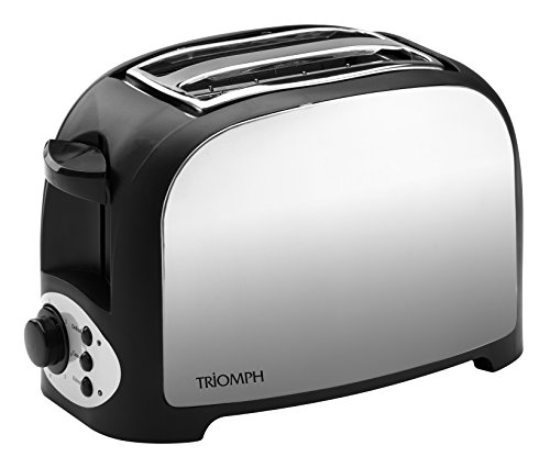 Triomph ETF2087 Toaster, Edelstahl, 25 x 13,8 x 16,5 cm, 750 W