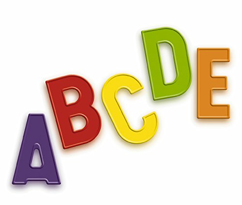 Quercetti 5461 - Magnetbuchstaben GroßbuchstabenŸ, 48-teilig