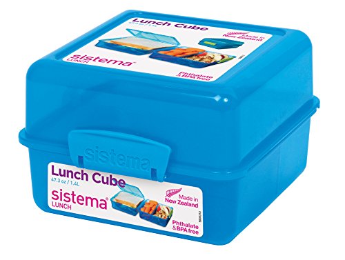 Sistema Lunchbox, quadratisch, blau